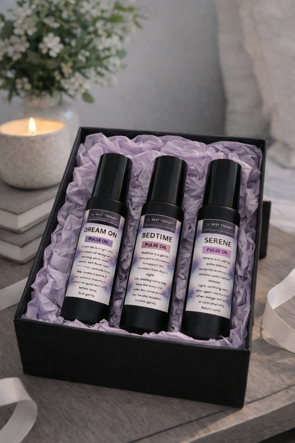 LL Rest Therapy - Pulse Oil Gift Set  Any 3 for £25