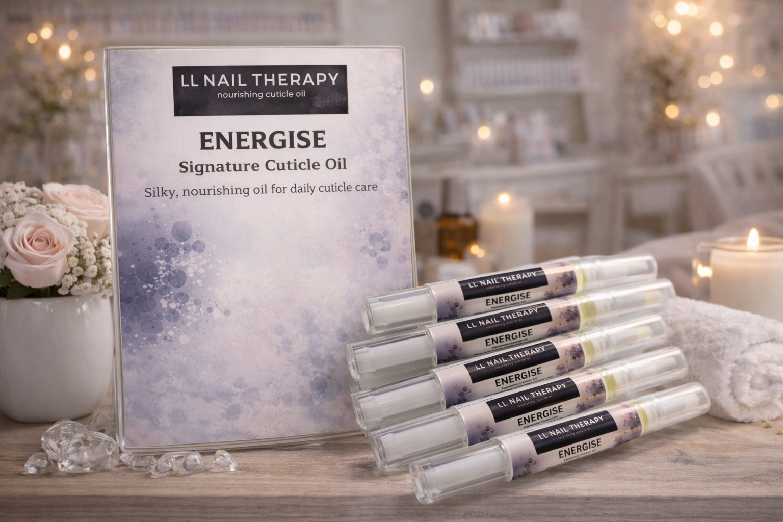 Energise Signature Cuticle Oil - 3ml Precision Brush Pen